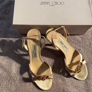 Authentic Jimmy Choo Satin Sandals size 8B